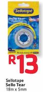Sellotape Sello Tear 18mX5mm