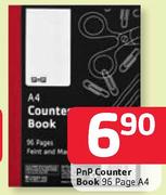 PnP Counter Book 96 Page A4