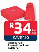 Trudeau Fuel Everest Lunch And Bottle Set-Per Set