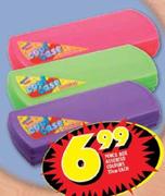 Pencil Box Assorted Colours-20cm Each