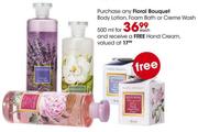 Floral Bouquet Body Lotion, Foam Bath Or Creme Wash-500ml-Each