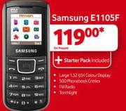 Samsung E1105F On Prepaid+Starter Pack Included