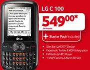 Lg C 100 On Prepaid+Starter Pack included