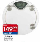 Safeway Round Glass Digital Scale-Each