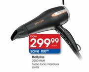 BaByliss Turbo Lonic Hairdryer-2200Watt 