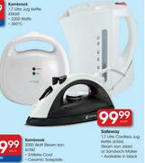 Safeway Cordless Jug Kettle-1.7Ltr/Steam Iron Or sandwich Maker-Each