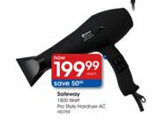 Safeway Pro Style Hairdryer AC-1800Watt