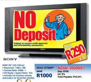 Sony 40" LCD (102cm)