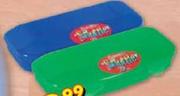 Shuttle Small Pencil Boxes-20cm Assorted Colours Each