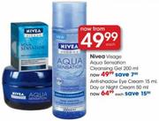 Nivea Visage Aqua Sensation Cleansing Gel-200ml Each