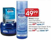 Nivea Anti-Shadow Eye Cream 15ml,Day or Night Cream 50ml-Each