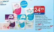 Essence MySkin Soft CleansingGel,IntensivelyCaring Cream,Refreshing Toner,MoisturizingCream-Gel-Each