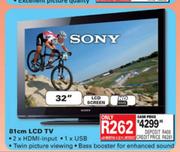 Sony 81cm LCD TV (32")  