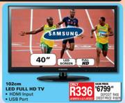 Samsung 102cm LED Full HD TV (40")  
