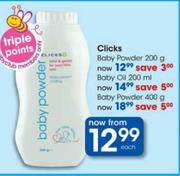 Clicks Baby Powder-200g