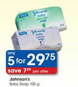 Johnson's Baby Soap-5x100g