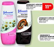 Johnson's African Nurture Hand & Body Lotion Assorted-400ml Each