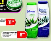 Johnson's African Nurture Hand & Body Lotion Assorted-200ml Each