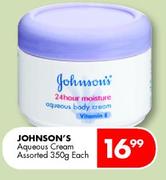 Johnson's Aqueous Cream Assorted-350g Each
