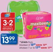 Lil-Iets Pads Maxiteen 8-Per Pack