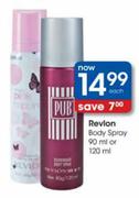 Revlon Body Spray-90ml Or 120ml Each