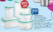 Clicks Home Fresh-Lock Container Round-1300ml Each