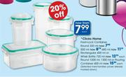 Clicks Home Fresh-Lock Container Round-680ml Each