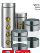 Clicks Home Glass Canisters-small