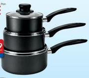 Clicks Home Non-Stick Aluminium Pot Set-6pcs