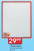 Clicks Home Chopping Board Set Of 4