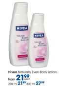 Nivea Naturally Even Body Lotion-250ml