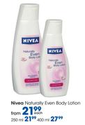 Nivea Naturally Even Body Lotion-400ml