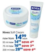 Nivea Soft Cream-200ml Each