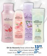 Oh SO Heavenly Body Lotions Cream-75ml