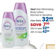 Veet Hair Minimising Body Lotion Normal/Sensitive-250ml