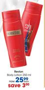 Revlon Body Lotion-250ml Each