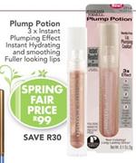 Plump Potion 3xInstant Hydrating & Smooth Fuller Looking Lips