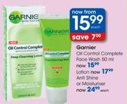 Garnier Oil Control Complete Face Wash-50ml