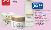 L'Oreal Dermo-Expertise Age Perfect Night or Day Cream 50ml, Eye Cream 15ml or Intensive Serum-each