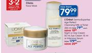L'Oreal Dermo-Expertise Age Perfect Cleansing Milk or Toner-200ml each