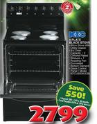 KIC 4 Plate Black Stove