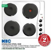 KIC Stainless Steel Hob-600mm