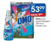 Omo Auto Liquid Detergent-750ml Or Powder-2kg