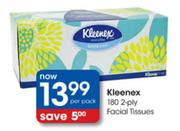 Kleenex 180 2-Ply Facial Tissues