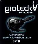 Gioteck PS3 Bluetooth Headset (EX01)
