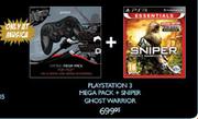 PS3 Mega Pack + Sniper Ghost Warrior