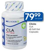 Clicks CLA 45 Soft Gel Capsules-Per Pack