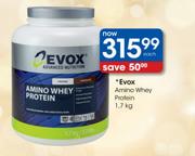 Evox Amina Whey Protein-1.7kg Each
