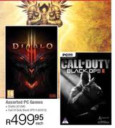 Assorted PC Games-Each