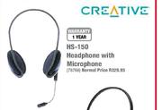 Creative HS-150 Headphone With Microphone